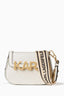 Karl Lagerfeld K/Letters embossed crossbody bag White