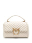 Lady Love Bag Puff medium handbag in chevron nappa leather