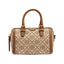 Tory Burch T Monogram Mini Jacquard Barrel Bag Beige