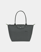 Longchamop Le Pliage Green M Tote Bag Graphite