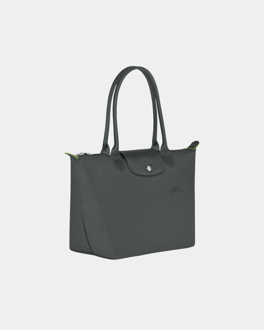 Longchamop Le Pliage Green M Tote Bag Graphite