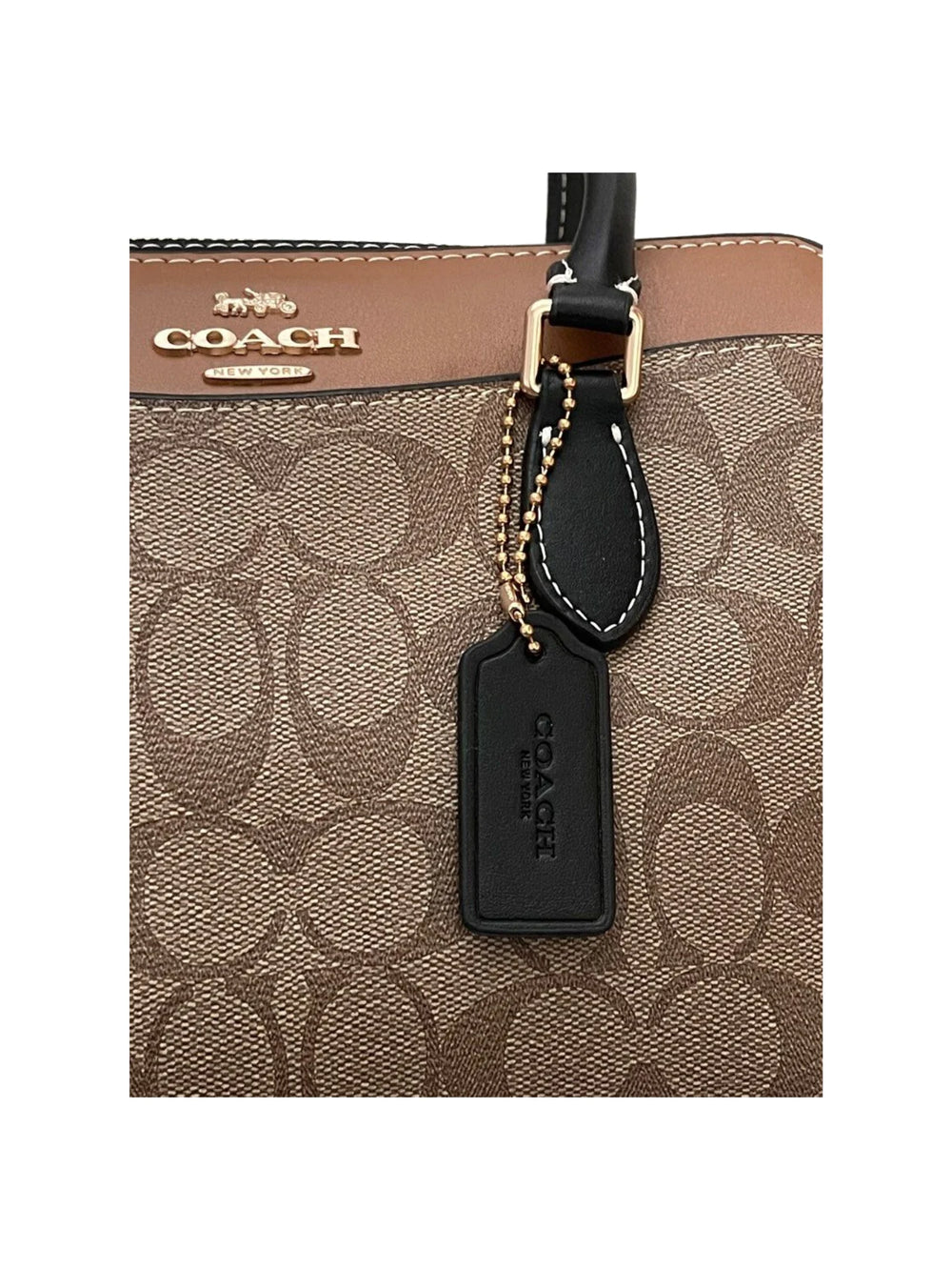 Signature Mini Darcie Carryall Crossbody Bag Khaki Multi