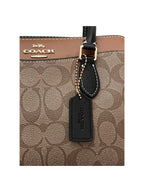 Signature Mini Darcie Carryall Crossbody Bag Khaki Multi