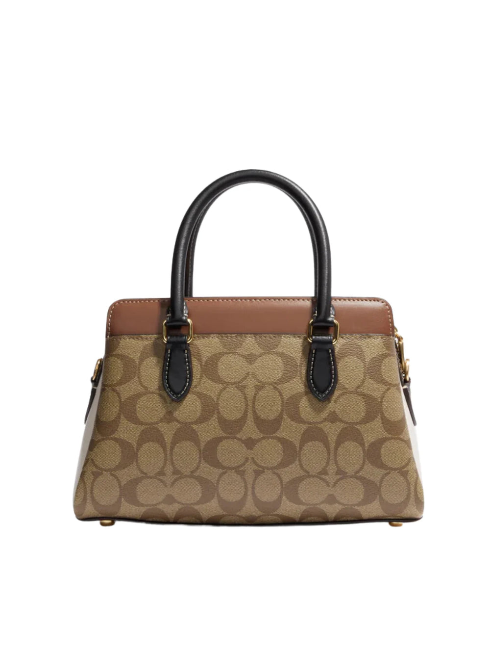 Signature Mini Darcie Carryall Crossbody Bag Khaki Multi
