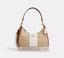 Teri Hobo Bag in Signature Canvas with Stripe