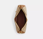 Teri Hobo Bag in Signature Canvas with Stripe