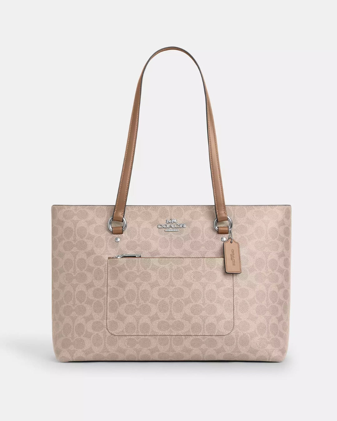 Station Tote Bag In Signature Sand Taupe Main image