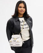 Tabby Backpack With Pillow Quilting White
