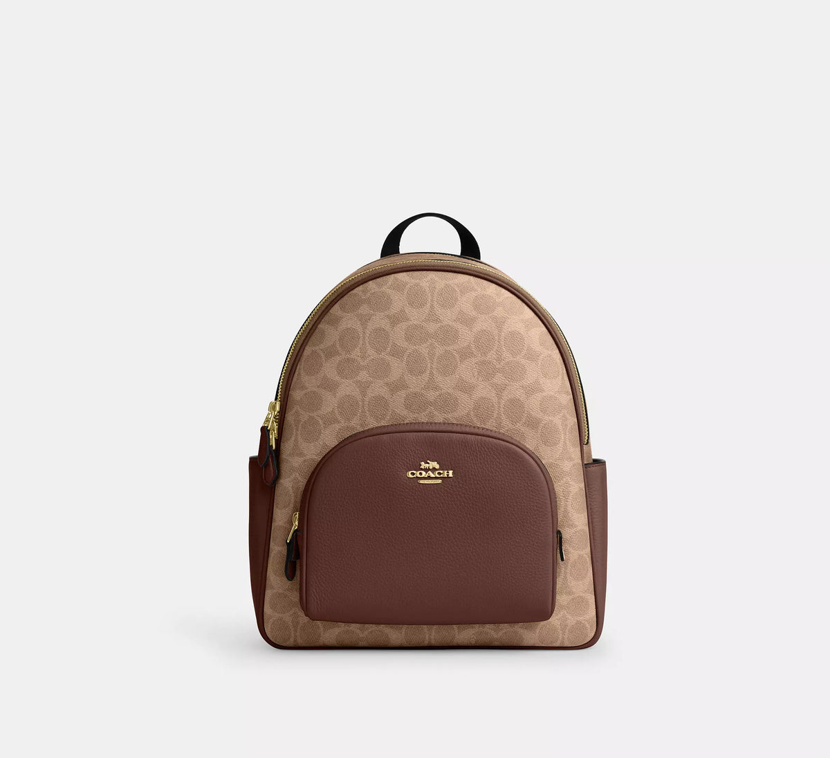 Court Backpack In Signature Tan Brown Main image