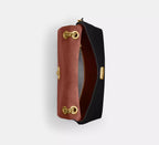 Chelsea Shoulder Bag 30 With Chain Brass/Black