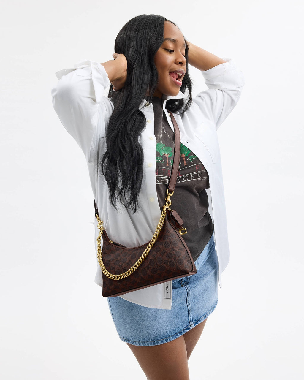 Juliet Shoulder Bag 25 In Signature Canvas