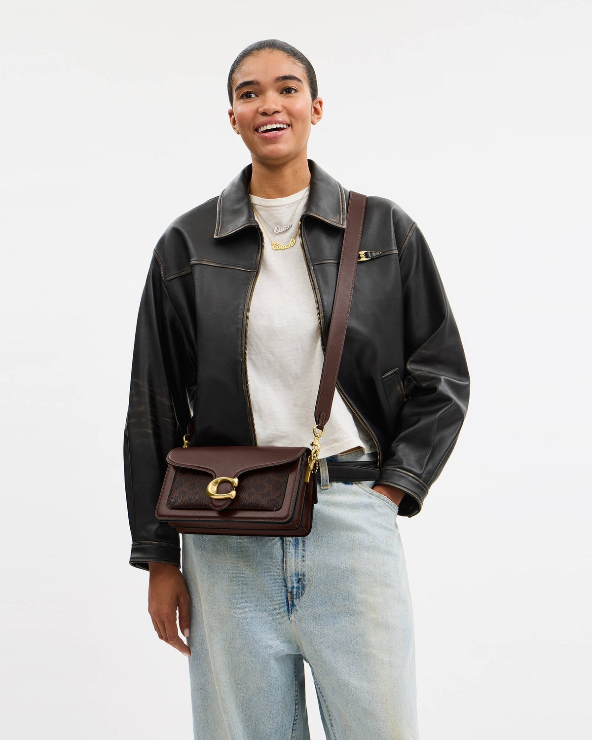 Tabby Shoulder Bag 26 In Signature Canvas
