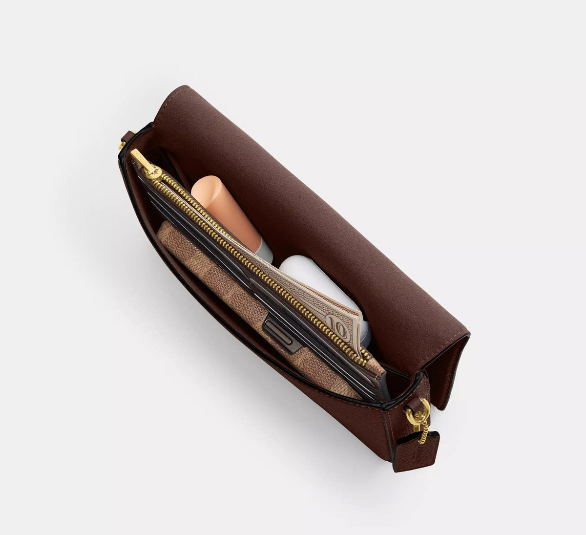 Mila Crossbody Bag With Signature Canvas
