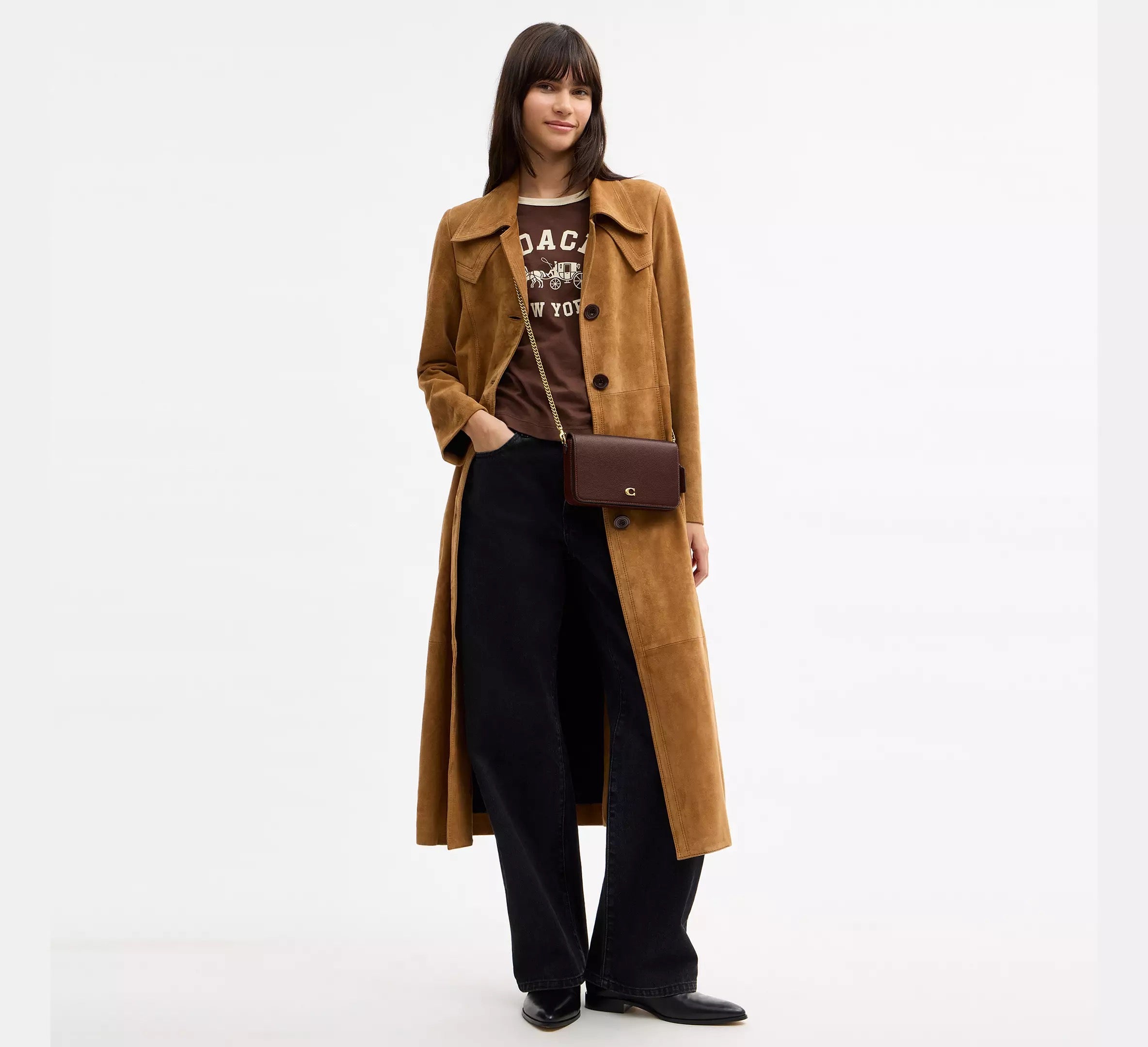 Mila Crossbody Bag With Signature Canvas Secondary image