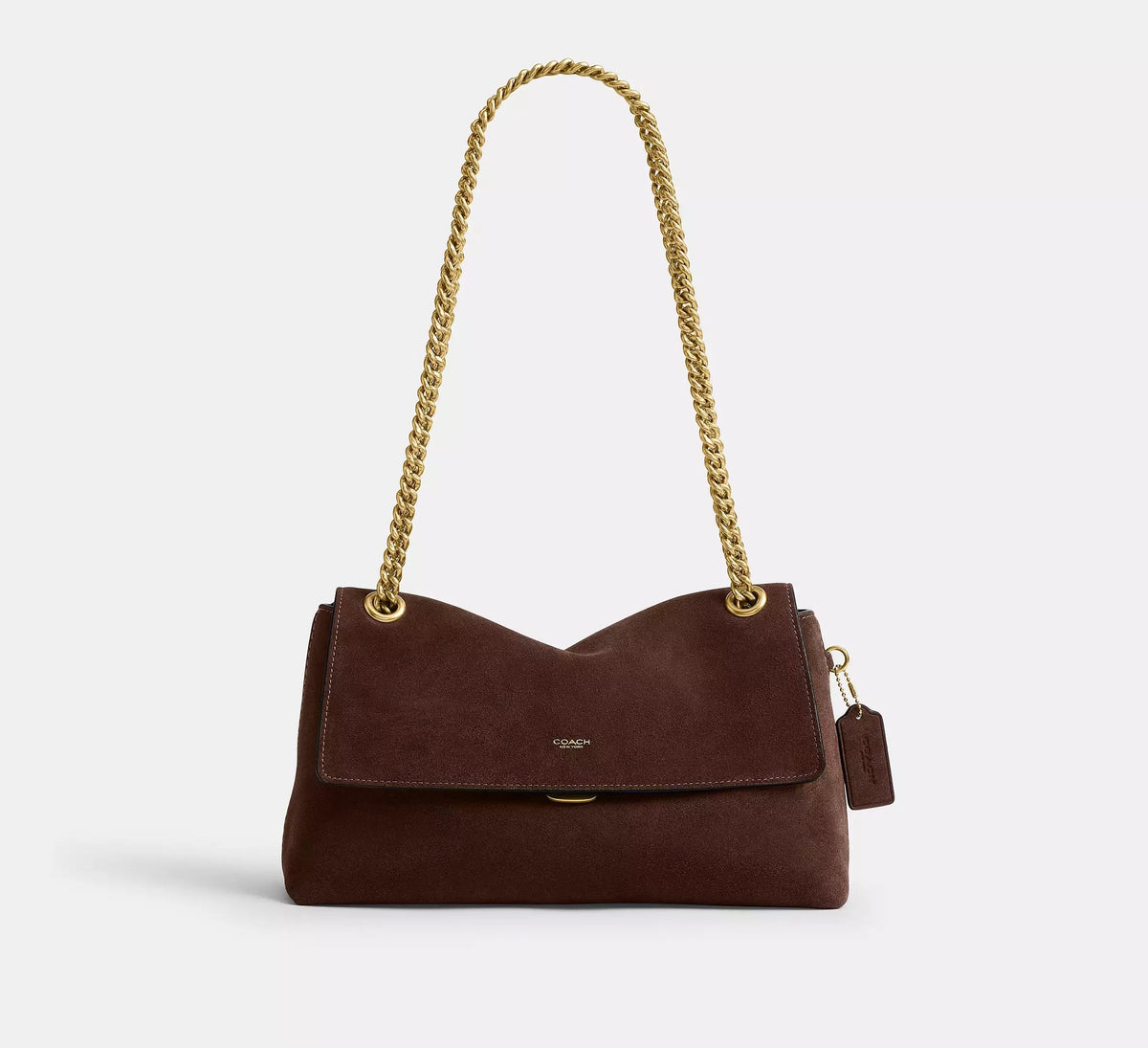 Chelsea Shoulder Bag 30 With Chain Brass/Dark Chocolate Main image