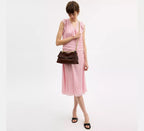 Chelsea Shoulder Bag 30 With Chain Brass/Dark Chocolate