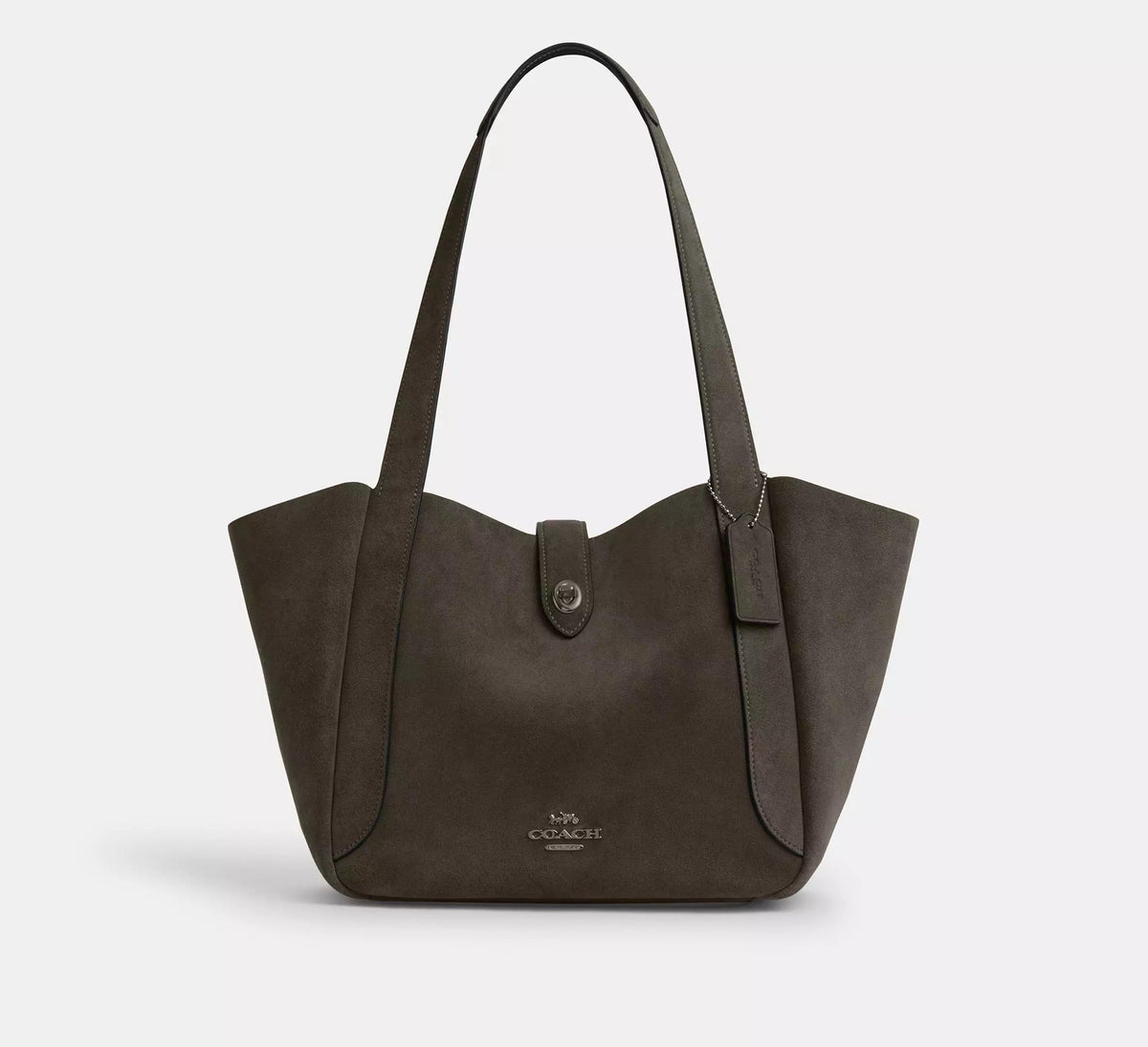 Hadley Turnlock Tote Bag /Army Green Main image