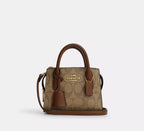 Andrea Mini Carryall In Signature Canvas Gold/Khaki