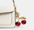 Cherry Bag Charm Red