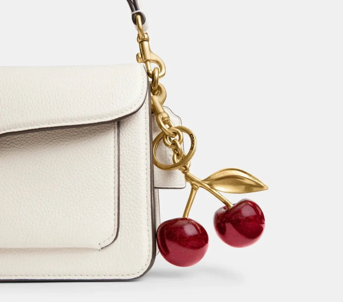 Cherry Bag Charm Red