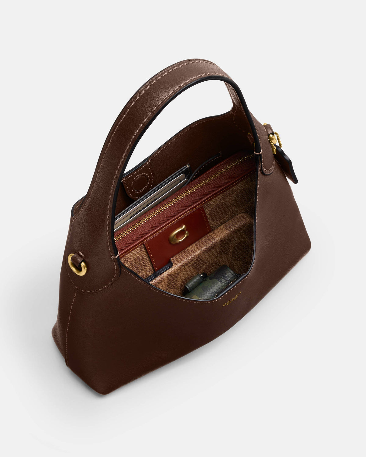 Brooklyn Shoulder Bag 23 Brown
