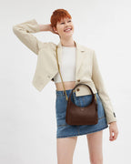 Brooklyn Shoulder Bag 23 Brown