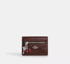 Card Case With Charms Silver/Maple