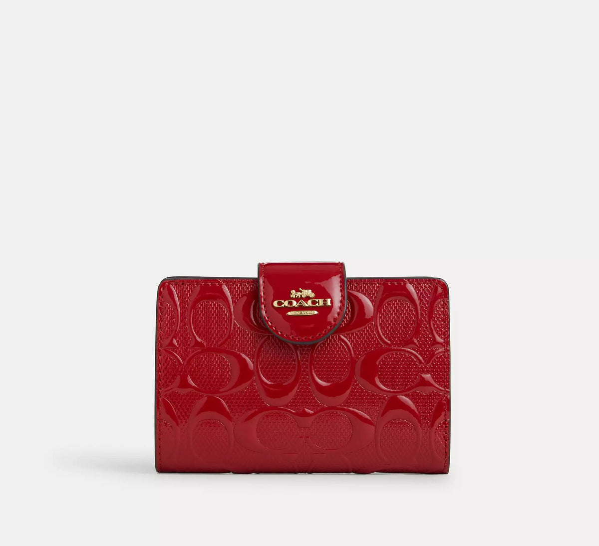 Medium Corner Zip Wallet In Signature Leather Main image