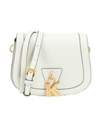 Karl Lagerfeld White K/Lock Medium Crossbody Bag