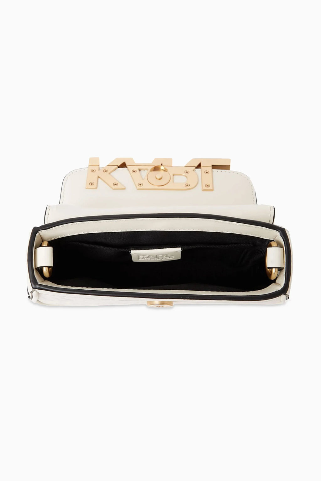 Karl Lagerfeld K/Letters embossed crossbody bag White