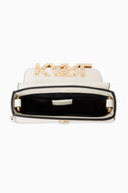 Karl Lagerfeld K/Letters embossed crossbody bag White