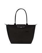 Le Pliage Green M Tote bag Black