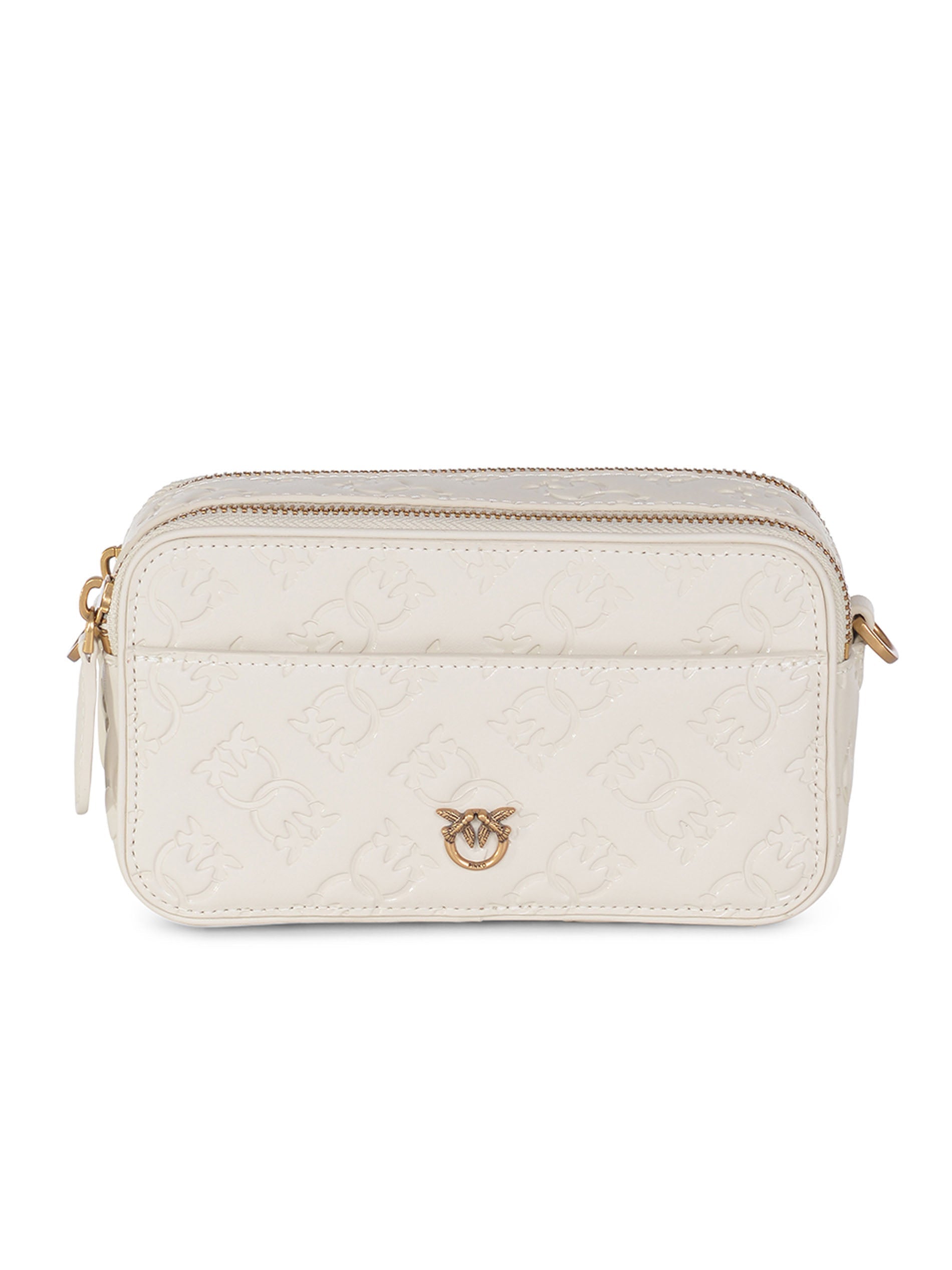 Pinko leather camera bag