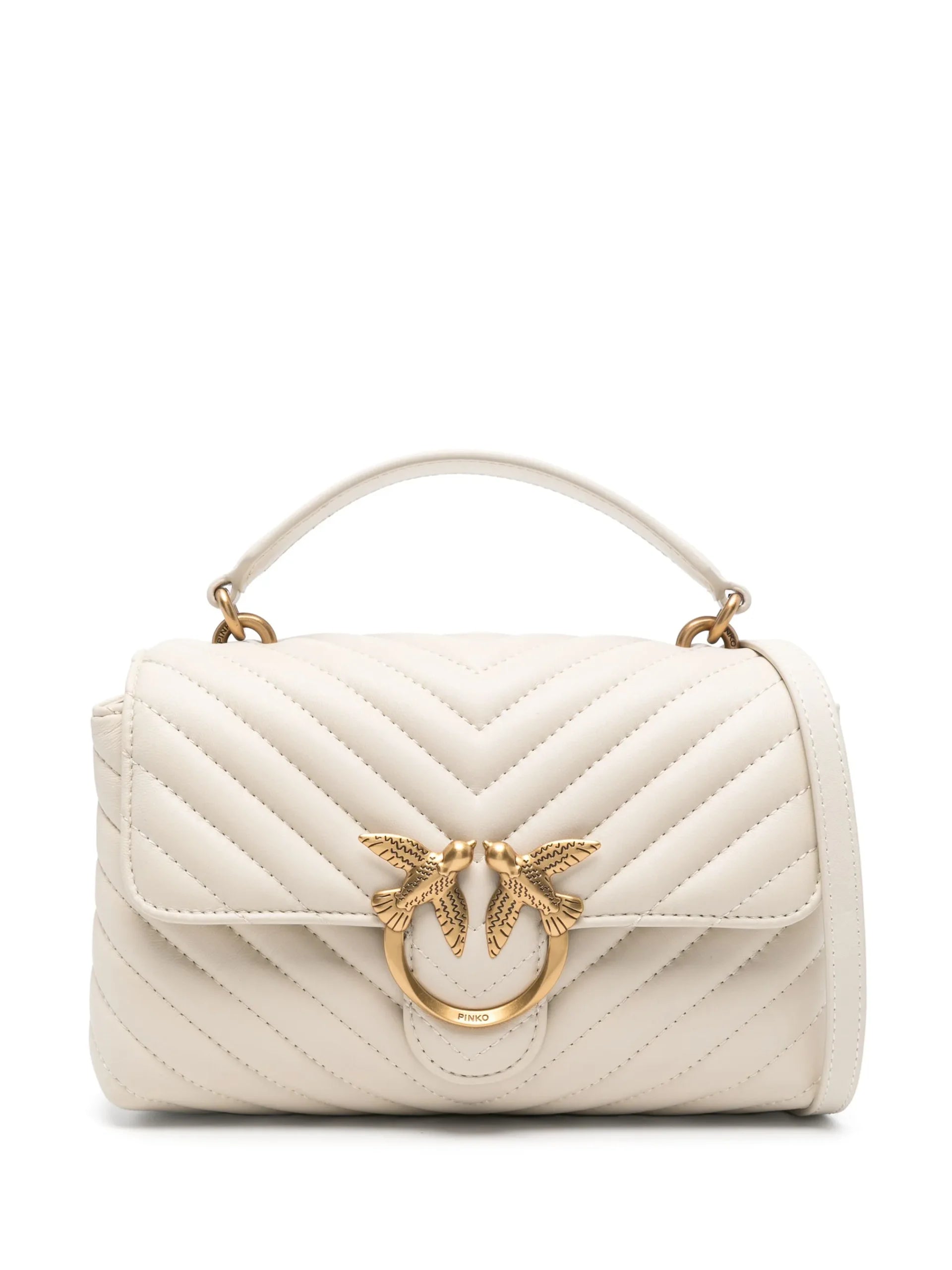 Lady Love Bag Puff medium handbag in chevron nappa leather Main image