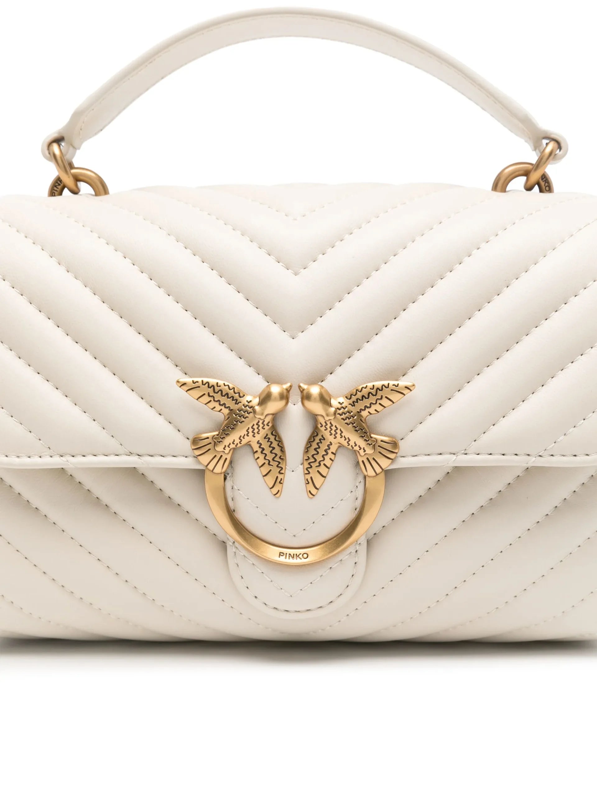 Lady Love Bag Puff medium handbag in chevron nappa leather Secondary image