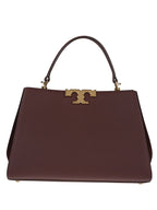 Tory Burch Eleanor Top Handle Bag in burgundy