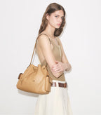CHARLIE QUILTED DRAWSTRING SHOULDER BAG