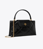 KIRA DIAMOND QUILT TOP-HANDLE BAG