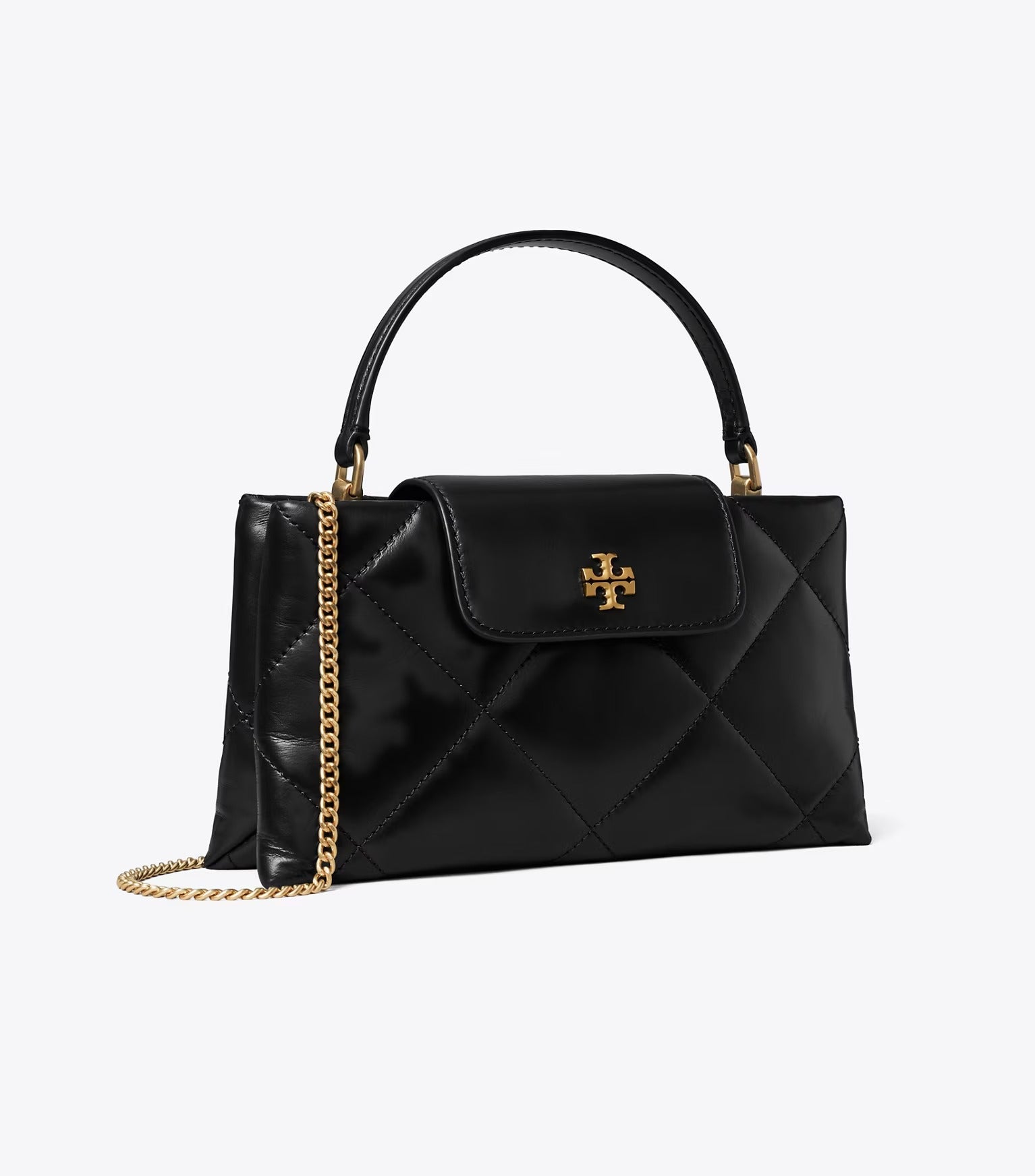 KIRA DIAMOND QUILT TOP-HANDLE BAG