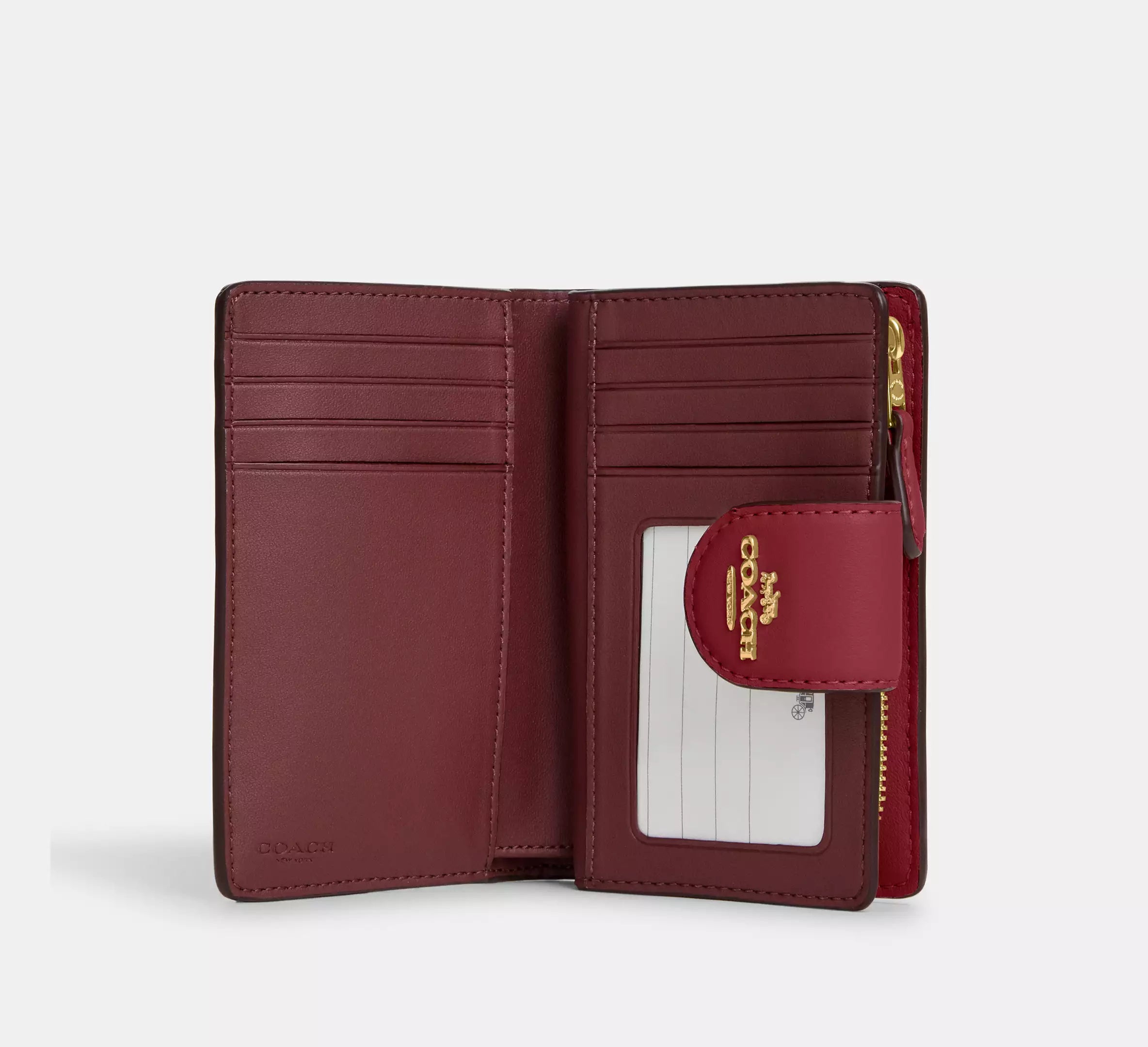 Coach Medium Corner Zip Wallet With Signature Leather Secondary image