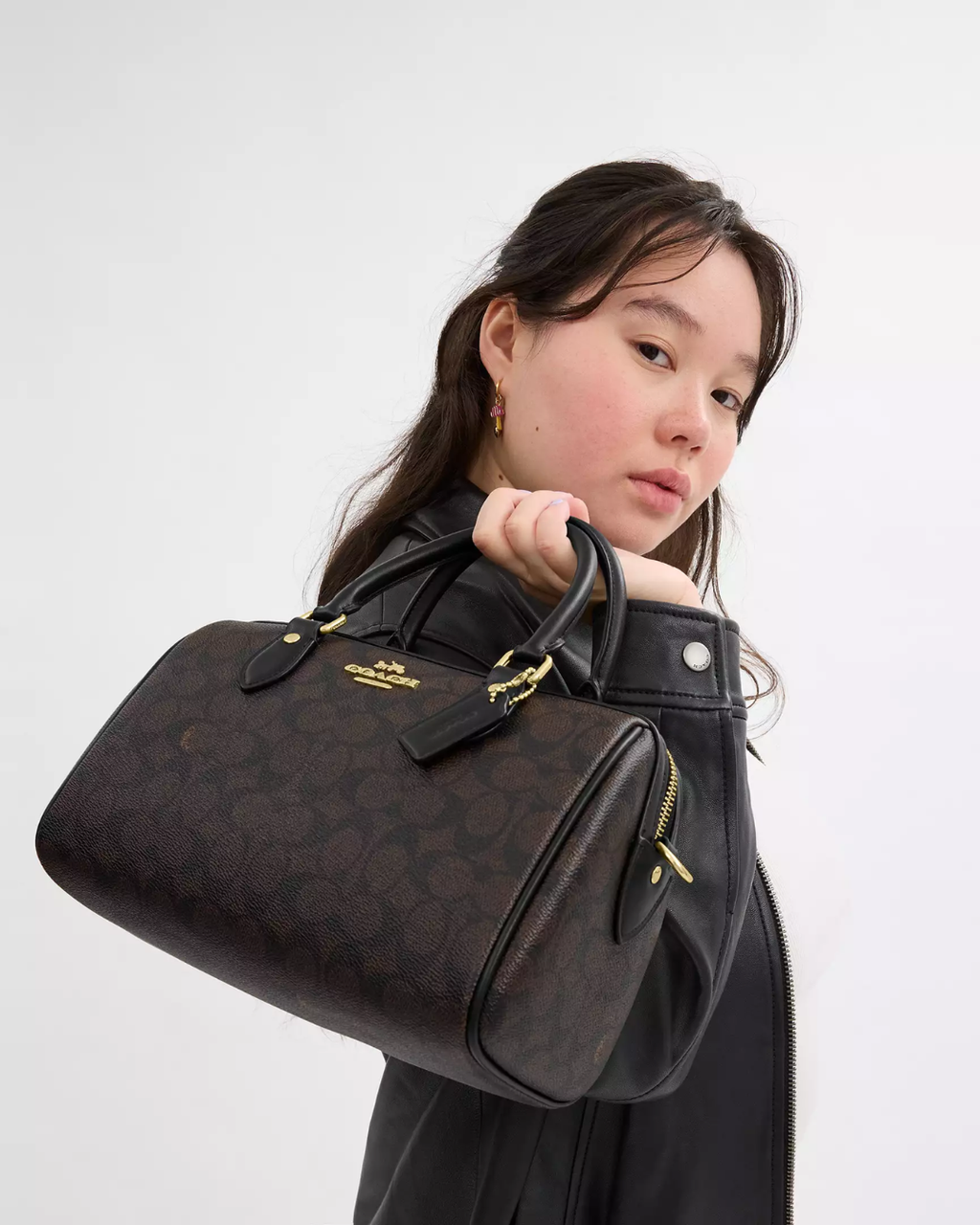 Rowan Satchel Bag In Signature Canvas