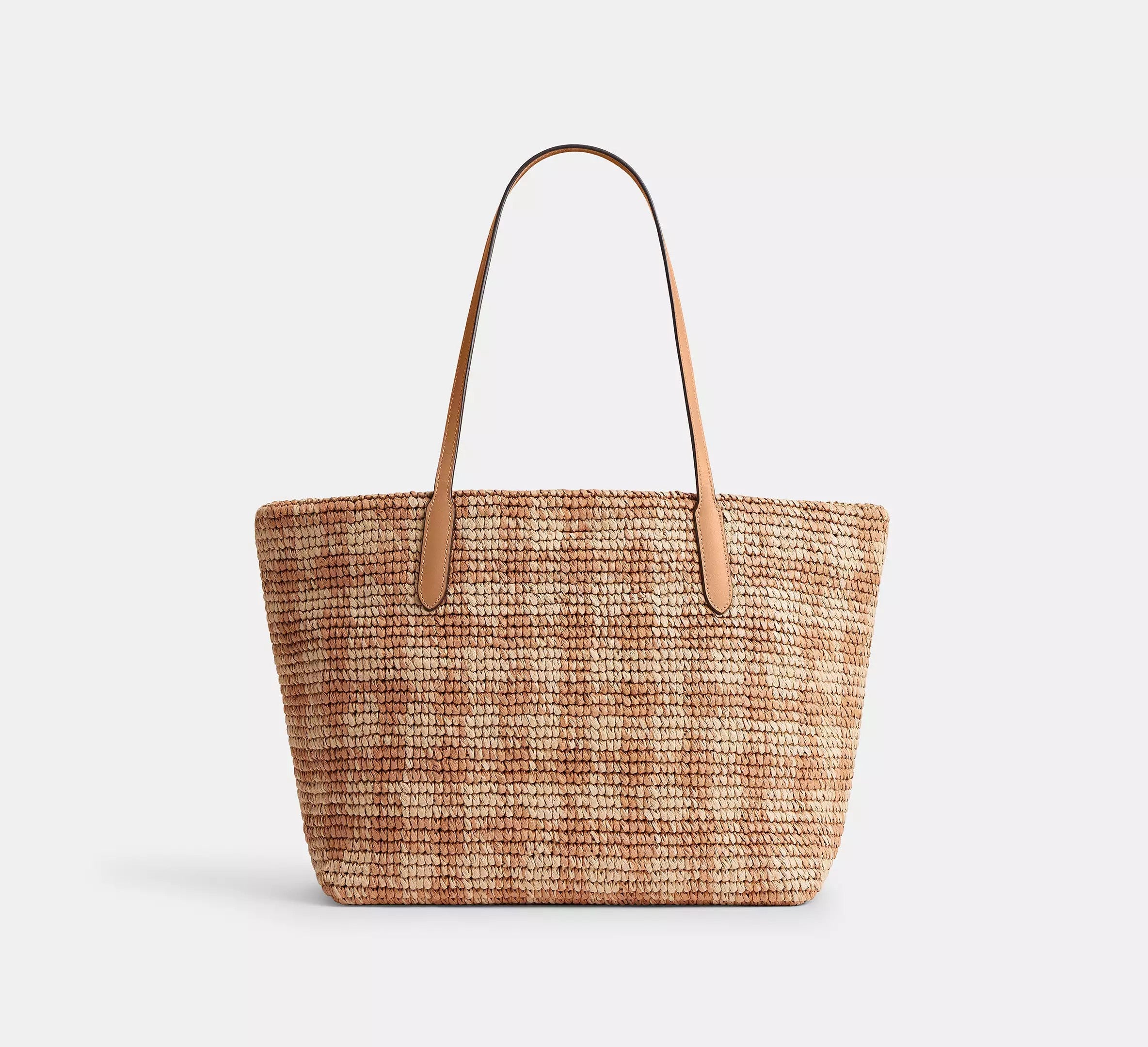 City Tote Bag With Gingham Print