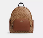 Court Backpack in Signature Canvas