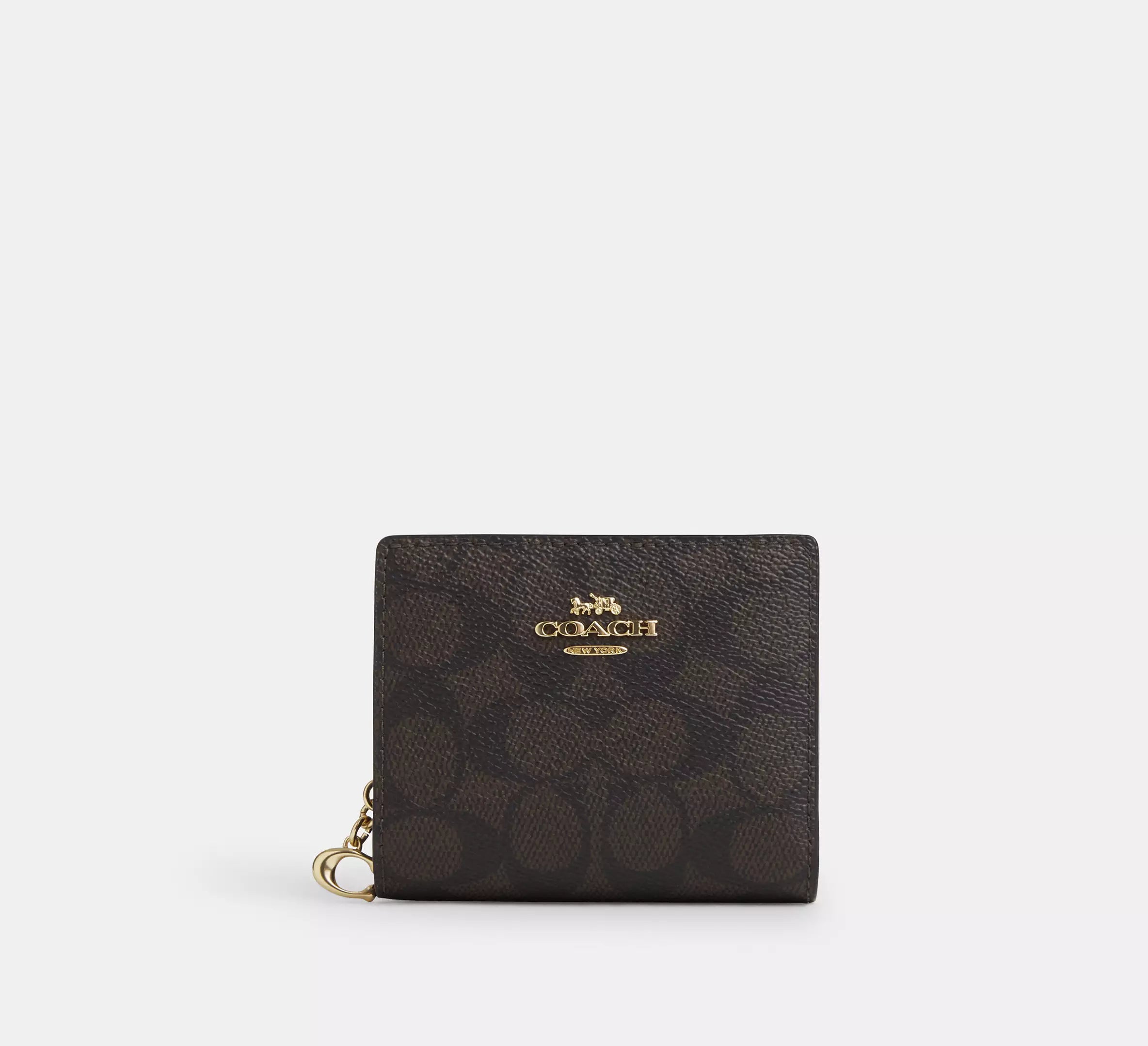 Coach Snap Wallet In Signature Canvas Main image