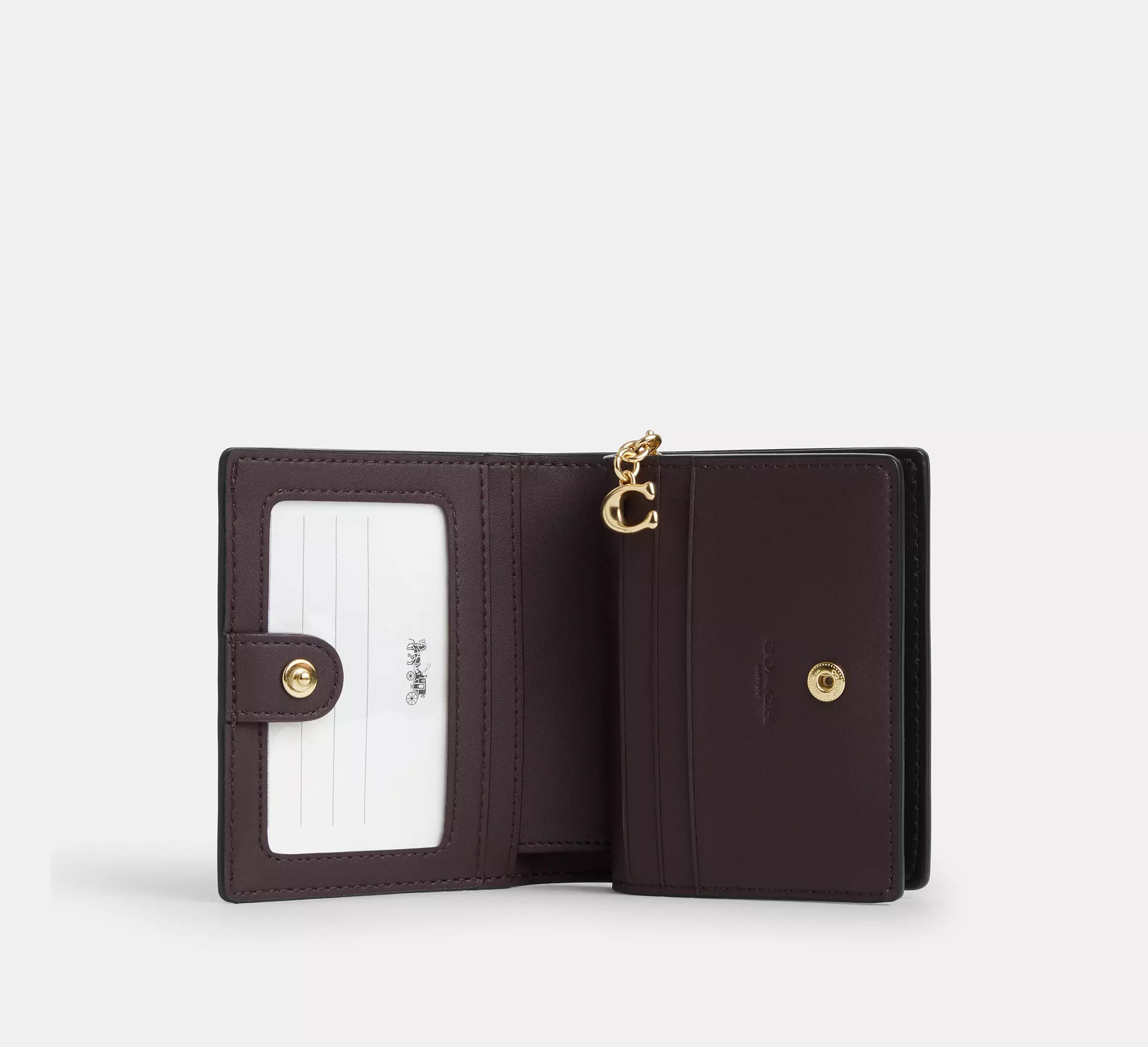Coach Snap Wallet In Signature Canvas Secondary image