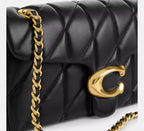 Tabby Shoulder Bag 26 With Pillow Quilting Black