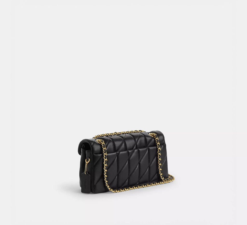 Tabby Shoulder Bag 26 With Pillow Quilting Black