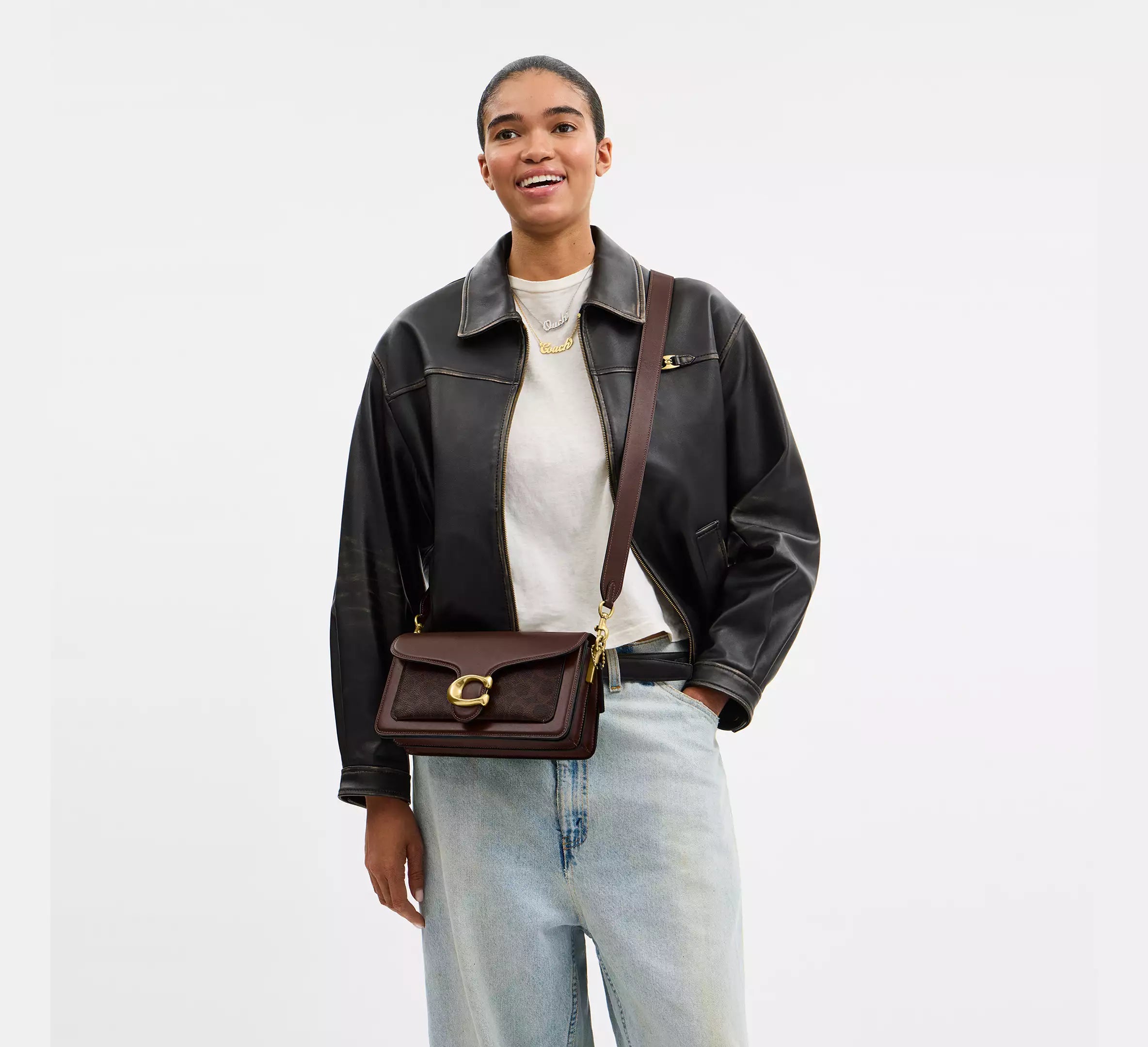 Coach Tabby Shoulder Bag 26 In Signature Canvas Secondary image