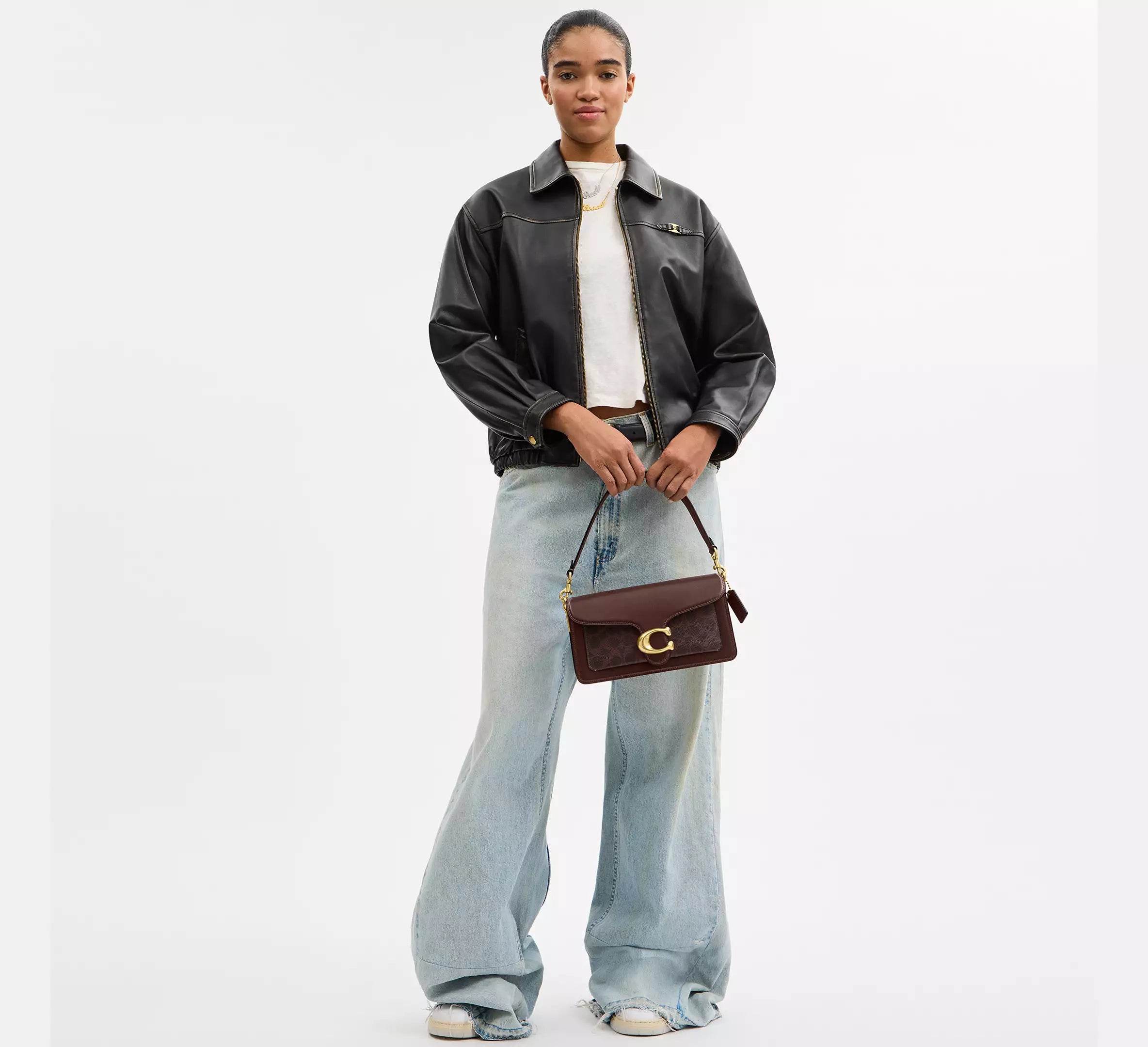 Coach Tabby Shoulder Bag 26 In Signature Canvas