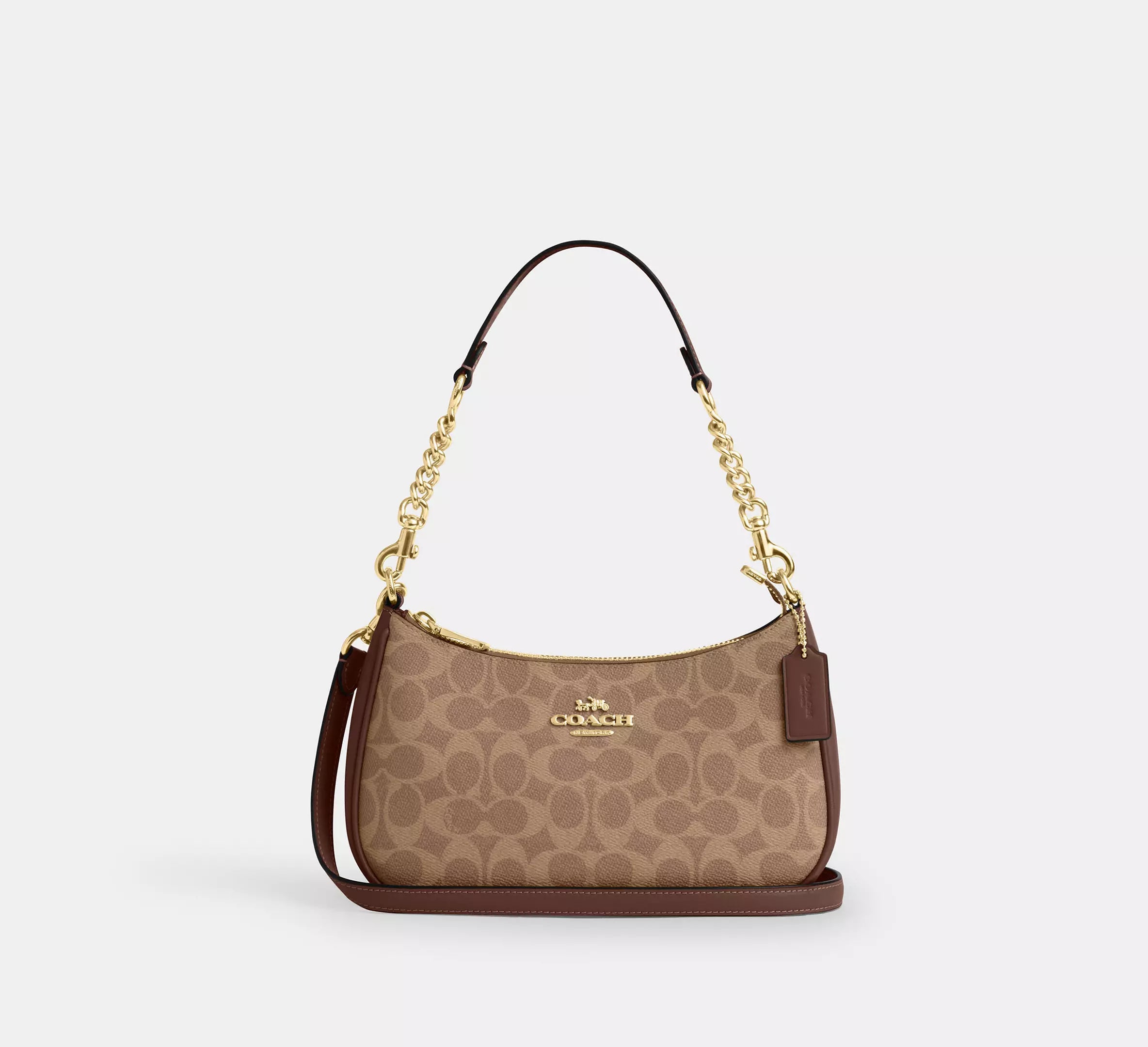 Coach Teri Shoulder Bag In Signature Canvas